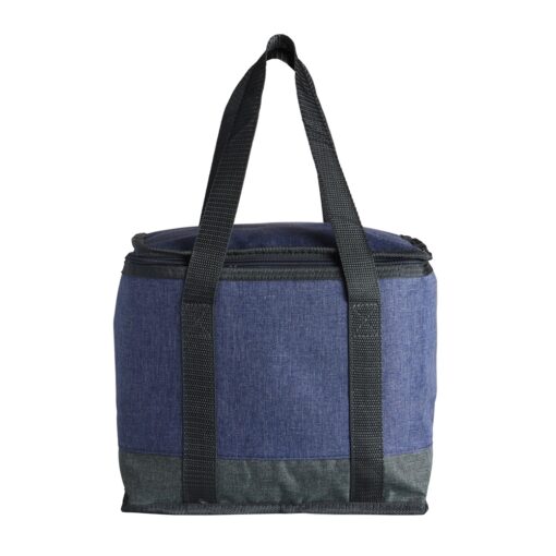 Bolsa Para Brindes Térmica 15L - azul com detalhes em cinza