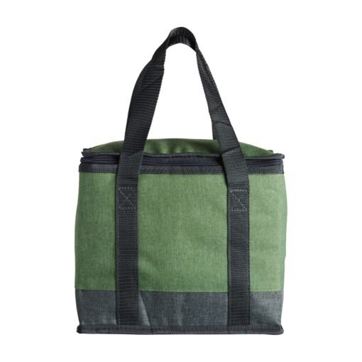 Bolsa Promocional Térmica 15L - verde com detalhes em cinza