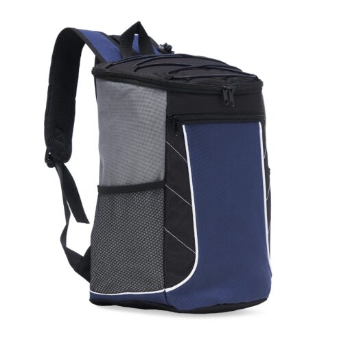 Bolsa Para Brindes Térmica 19L - bege com detalhes em preto