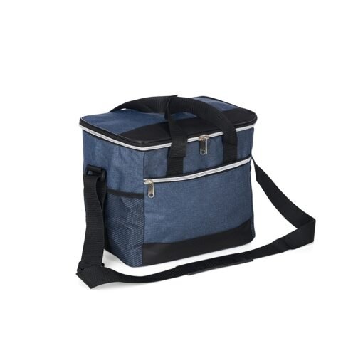 Bolsa Promocional Térmica 15 Litros - azul com detalhes em preto