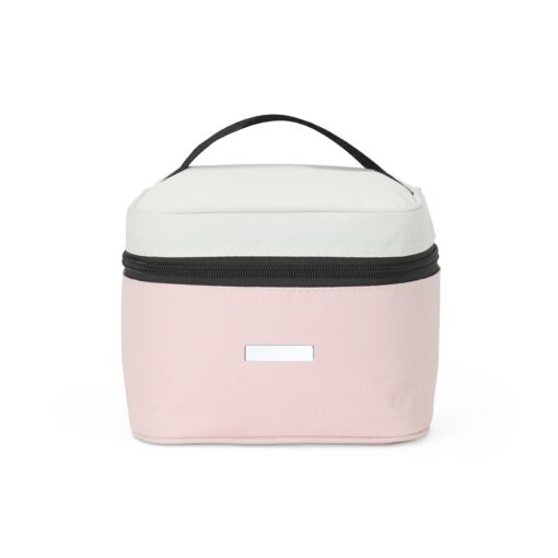 Bolsa Promocional Térmica 5L - rosa com detalhes em branco