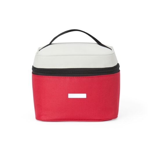 Bolsa Personalizada Para Empresas Térmica 5L - vermelho com detalhes em branco