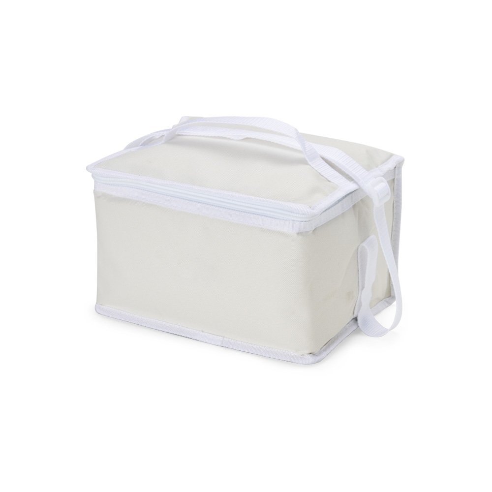 BOLSA TÉRMICA 8 LITROS EM NYLON  SPX-1330P NA COR BRANCO