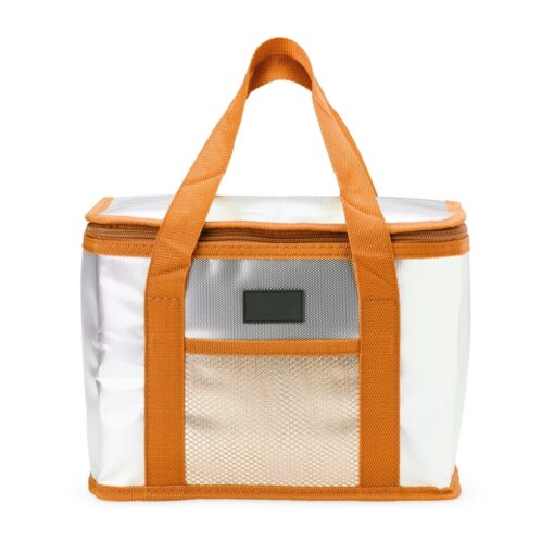 Bolsa Personalizada 11L - Laranja/Prata | Brindes Brasil