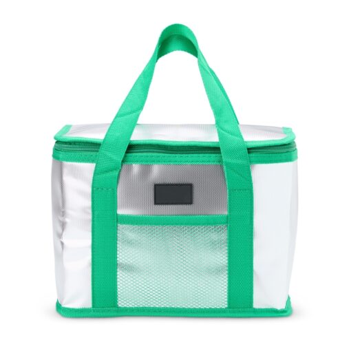 Bolsa Com Logo Térmica 11L - verde com detalhes em prata