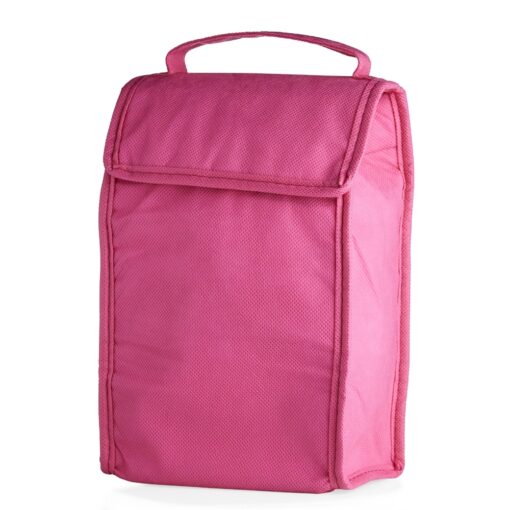 Bolsa Promocional Térmica Dobrável 3L na cor rosa