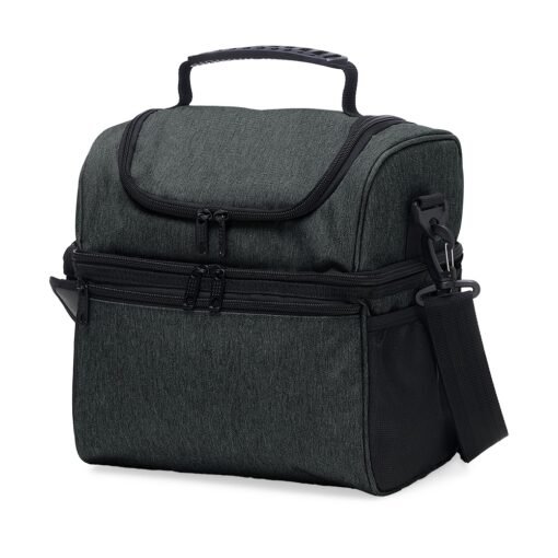 Bolsa Promocional Térmica Dupla 12L na cor preto