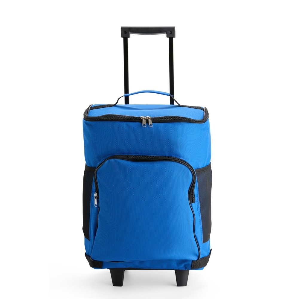 BOLSA TÉRMICA COM RODINHAS 23 LITROS SPX-08313 NA COR AZUL