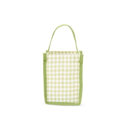 SACOLA COMPACTA DE POLIÉSTER SPX-P@08076-VD NA COR VERDE