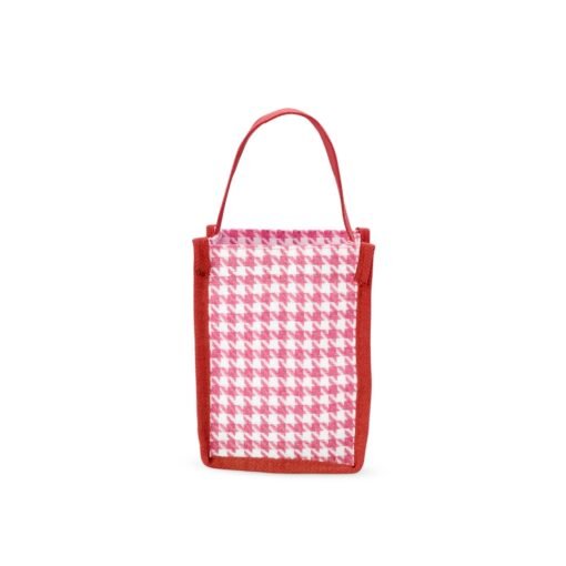 SACOLA COMPACTA DE POLIÉSTER SPX-P@08076-VM NA COR VERMELHO