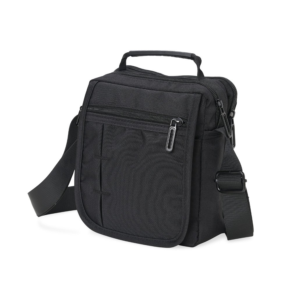 BOLSA DE OMBRO EM NYLON  SPX-12095 NA COR PRETO