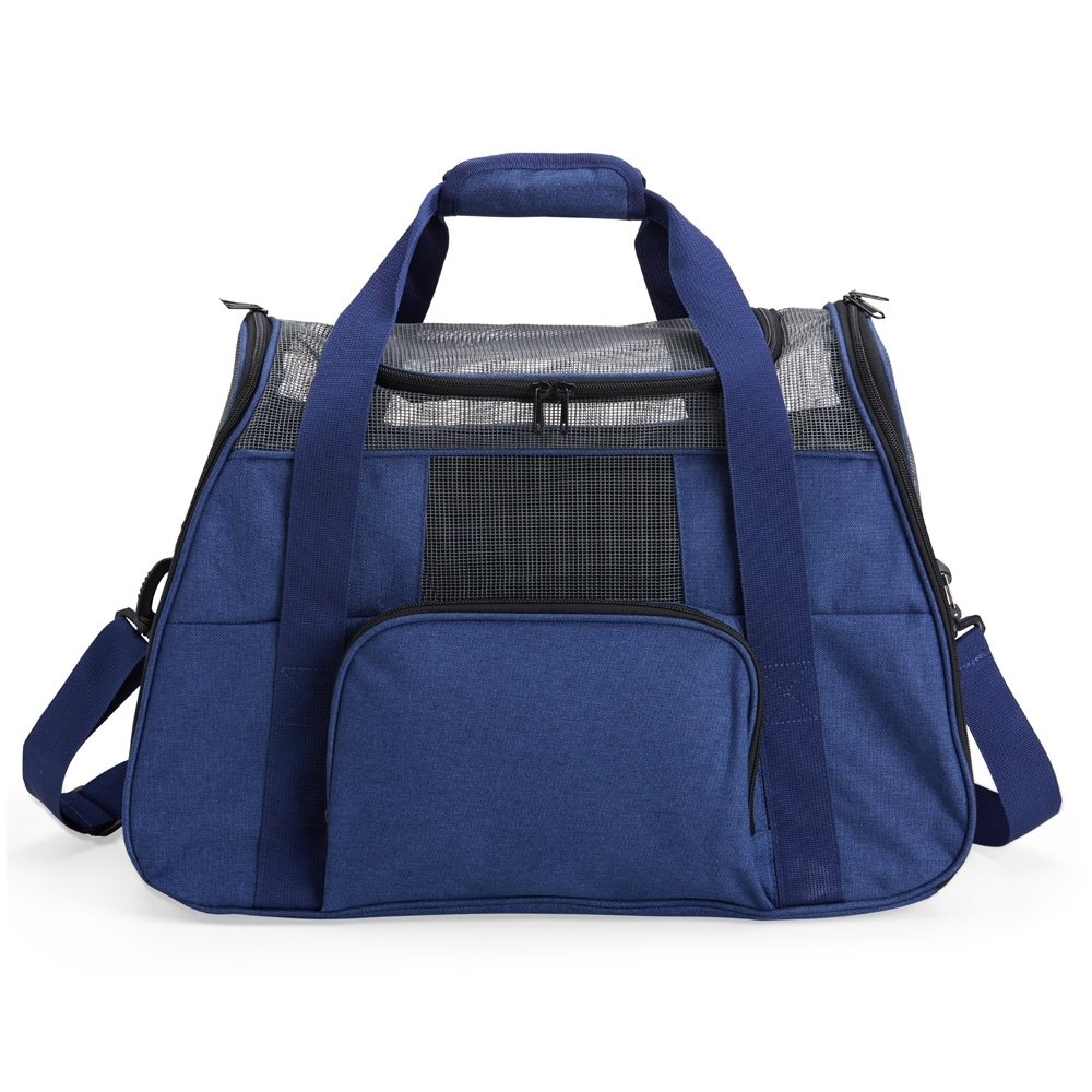 BOLSA PARA TRANSPORTE DE ANIMAIS PET`S SPX-14992-AZU NA COR AZUL