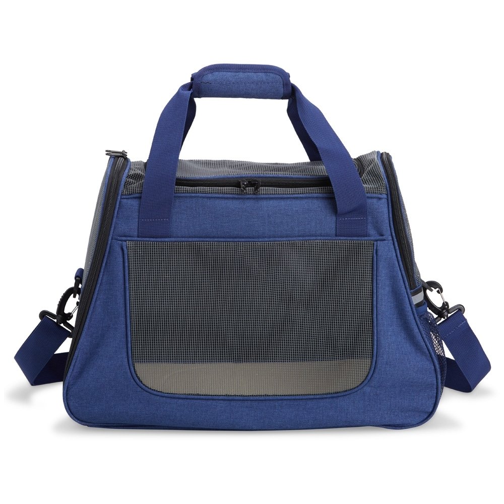 BOLSA PARA TRANSPORTE DE ANIMAIS PET`S SPX-14994-AZU NA COR AZUL