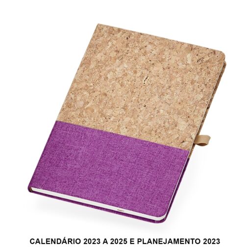 Caderneta Personalizada - Roxo/Bege SPX-P@18712-ROX