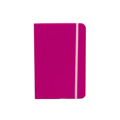Caderneta Com Logo Capa Dura na cor rosa
