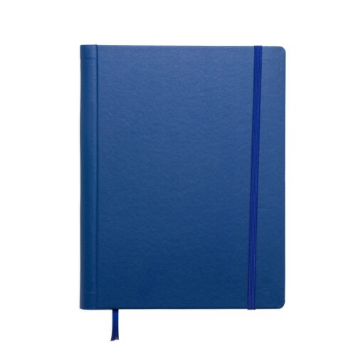 Caderneta Personalizada Couro Sintético na cor azul