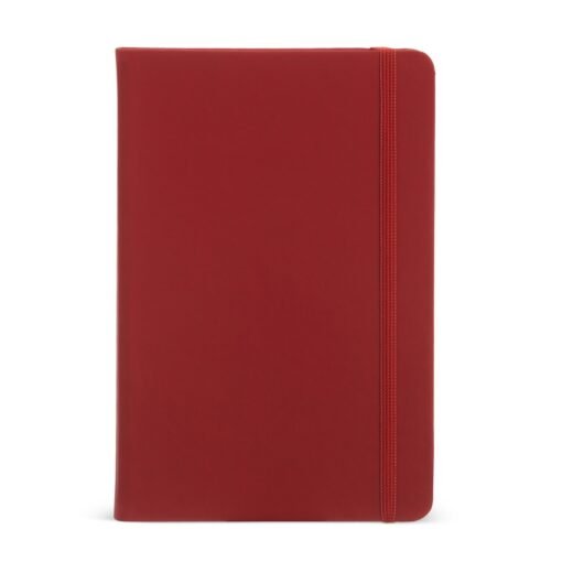 CADERNETA COURO SINTÉTICO 21X14 SPX-14917P-VM NA COR VERMELHO