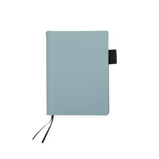 Caderno Personalizado Couro Sintético - Bambu/Azul