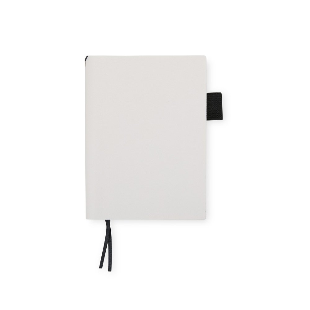 CADERNO EM COURO SINTÉTICO SPX-18899 NA COR BRANCO