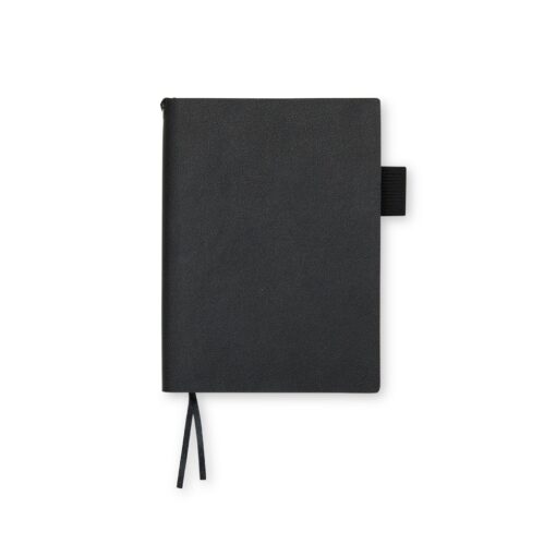 Caderno Promocional Em Couro Sintético na cor preto