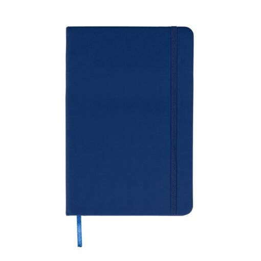 Caderneta Personalizada Emborrachada na cor azul
