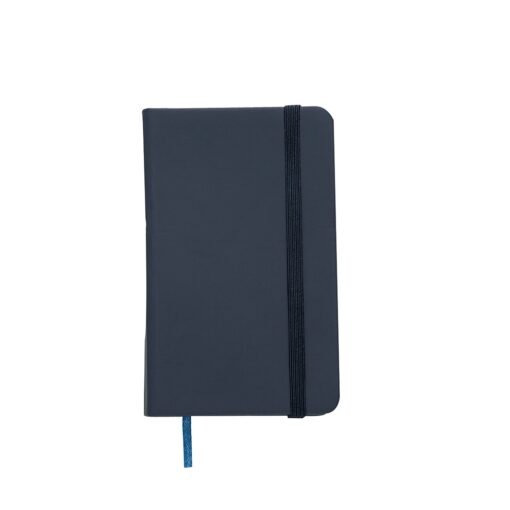 Caderneta Personalizada Emborrachada na cor azul