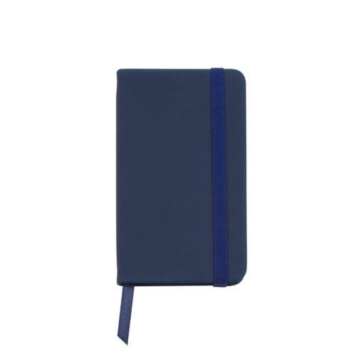 Caderneta Personalizada Emborrachada na cor azul