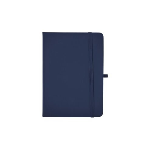 Caderneta Personalizada Emborrachada na cor azul