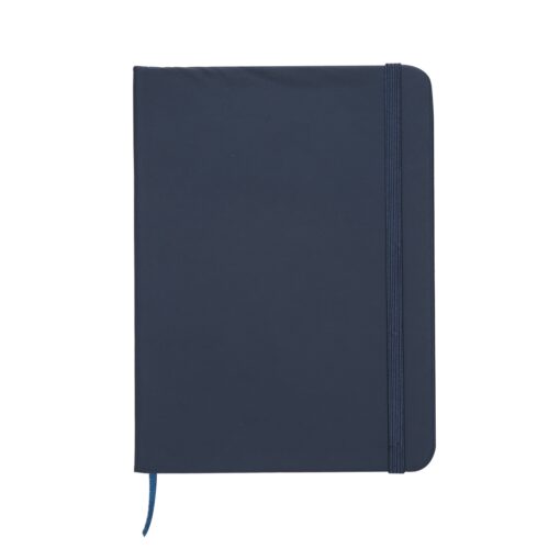 Caderneta Personalizada Emborrachada na cor azul