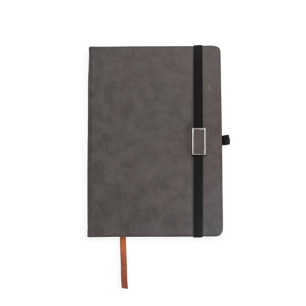 BLOCO DE ANOTAÇÕES EMBORRACHADO SPX-03002 NA COR PRETO