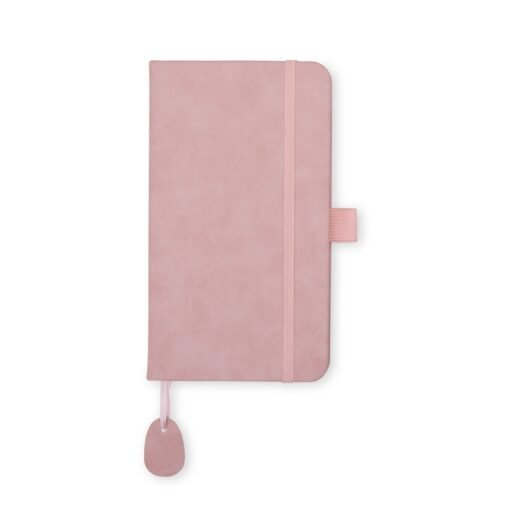 Caderneta Personalizada Para Empresas Emborrachada na cor rosa