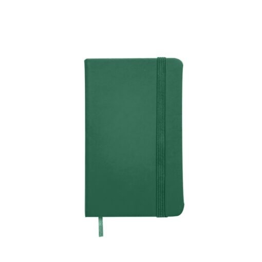 Caderneta Personalizada Emborrachada na cor verde