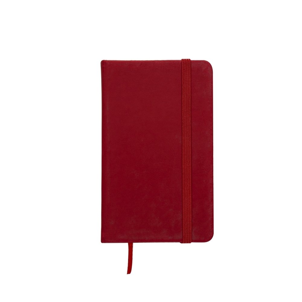 CADERNETA EMBORRACHADA SPX-12513PN NA COR VERMELHO