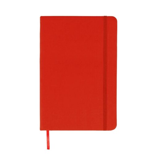 Caderneta Com Logo Emborrachada na cor vermelho
