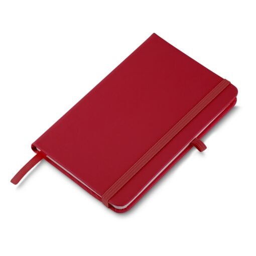 CADERNETA EMBORRACHADA COM PORTA CANETA SPX-14091-VME NA COR VERMELHO