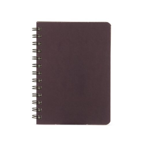Caderneta Personalizada Para Empresas Kraft 17X13 Com Pauta na cor roxo