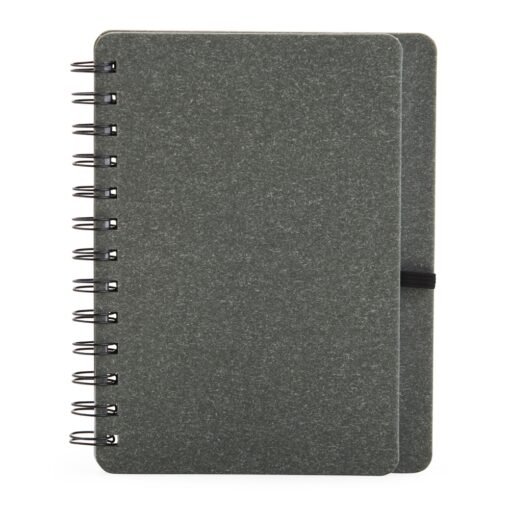 CADERNETA KRAFT B6 COM PORTA CANETA SPX-02601-CIN NA COR CINZA