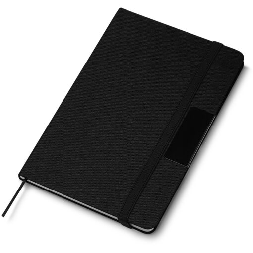 Caderneta Personalizada Rpet na cor preto