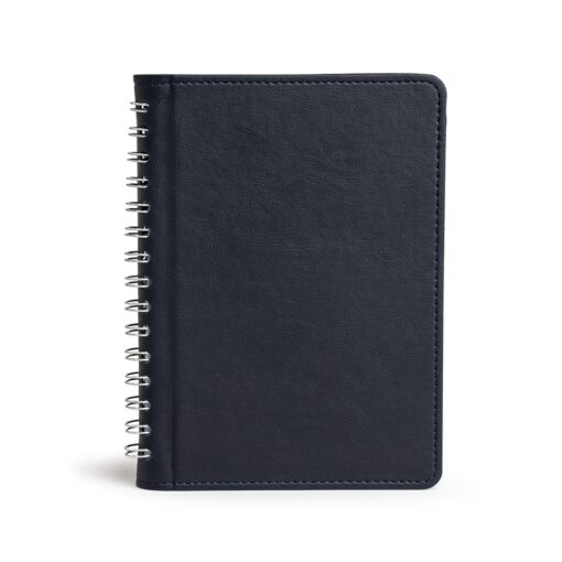 Caderneta Personalizada De Couro Sintético na cor azul