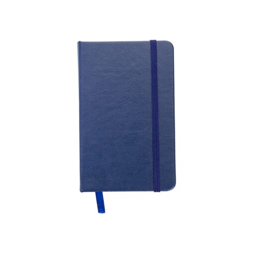 Caderneta Personalizada Para Empresas De Couro Sintético na cor azul