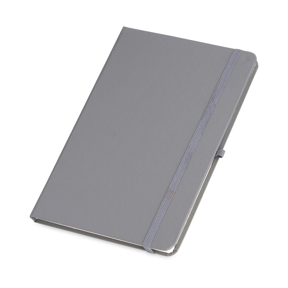 CADERNETA DE COURO SINTÉTICO SPX-14803 NA COR PRATA