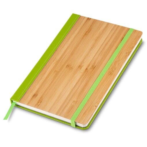 CADERNETA EM BAMBU SPX-14782-VDC NA COR VERDE