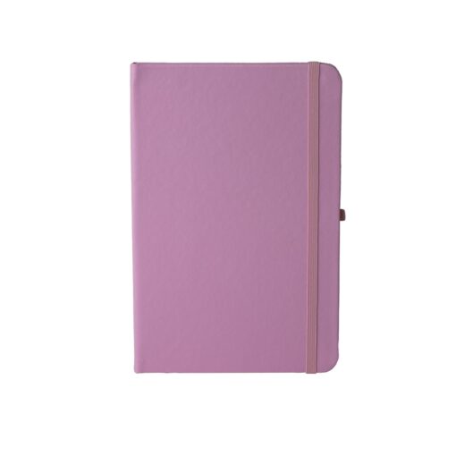 Caderneta Personalizada Em Couro Sintético na cor rosa