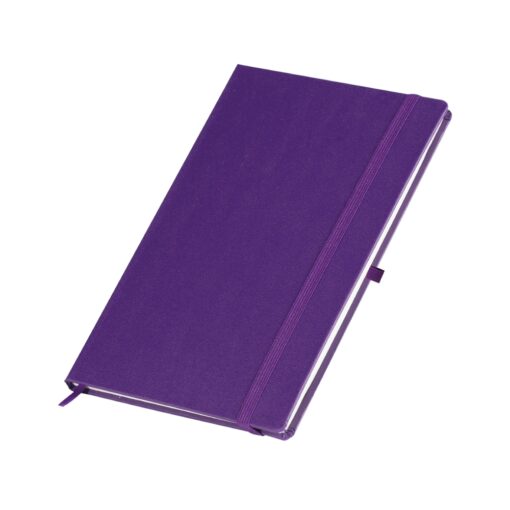 Caderneta Personalizada Percalux na cor roxo