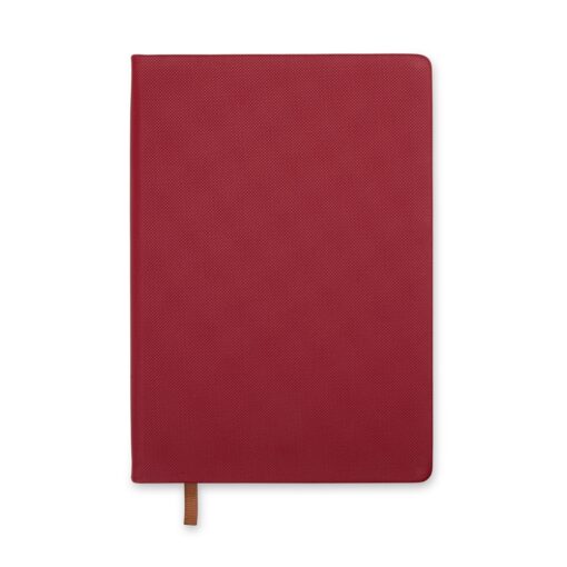 Caderneta Personalizada Em Pu na cor vermelho