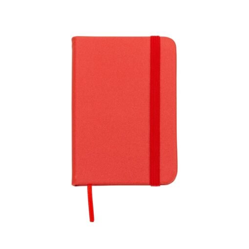MINI CADERNETA SINTÉTICA BRILHANTE SPX-03024-VM NA COR VERMELHO