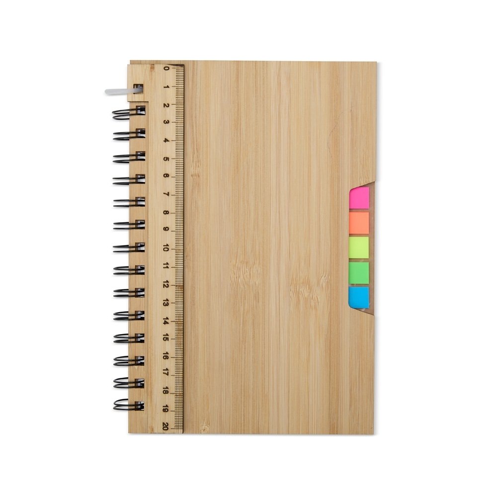 CADERNO A5 BAMBU SPX-18898 NA COR BAMBU