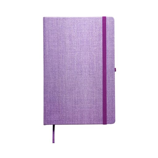 Caderno Personalizado Para Empresas A5 Couchê na cor roxo