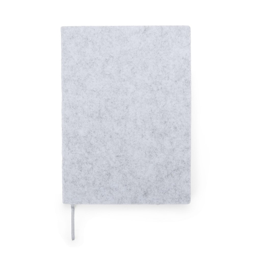 CADERNO A5 FELTRO SPX-06105 NA COR CINZA