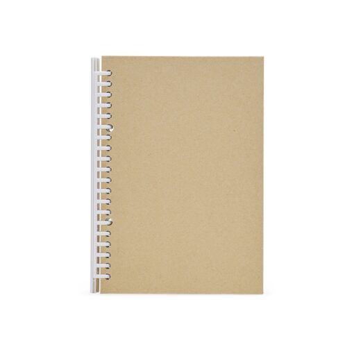 Caderno Personalizado Wiire-O Com Capa Dura - kraft com detalhes em branco